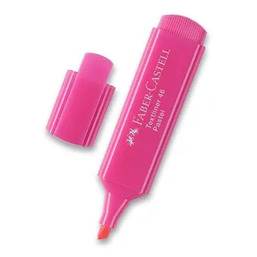 Textliner 46 pasztell kiemelő, lila rózsaszín Faber-Castell 154654